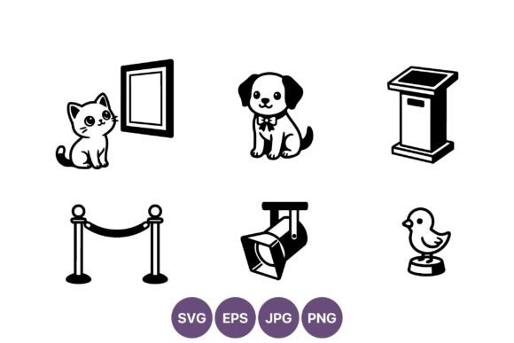 Black White Cat Dog Podium Icons Review