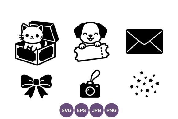 Black White Cat Dog Ticket Envelope Review