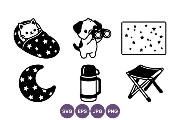 Cat in Star Blanket Dog with Binoculars Review