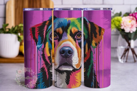 Colorful Dog Portrait Tumbler Wrap Review