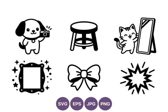 Dog Cat Bow Stool Starburst Icons Review