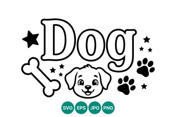 Dog Puppy Face Bone Paw Vector Review