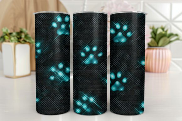Glitter Dog Paw Tumbler Embroidery Design Review