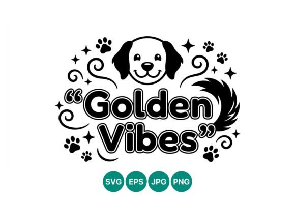 Golden Vibes Dog Face Vector Review