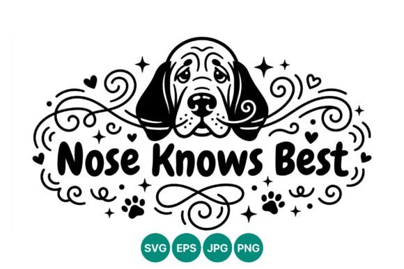 Nose Knows Best Dog Face Vector Review