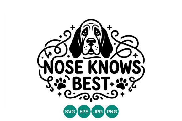 Nose Knows Best Dog Paw Print Vector Review