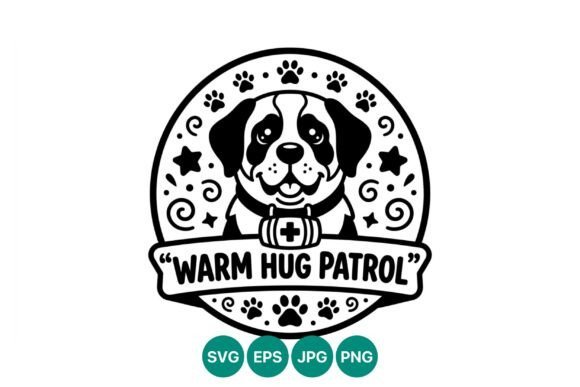 Warm Hug Patrol Dog Vector Review